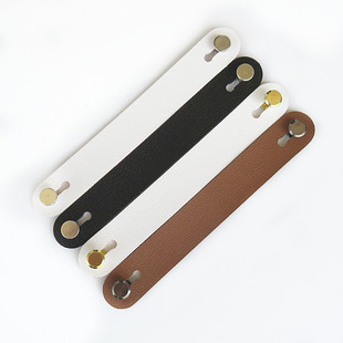 皮革手提礼盒箱包配件服装橱窗KT板皮带挂件小家电提手荔枝纹皮带