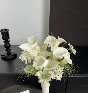 进口彩色马蹄莲海芋鲜花真花领证订婚婚礼手捧花云南昆明基地直发