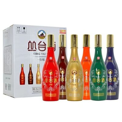 丛台500ml*6佳酿彩瓶38度高粱酒