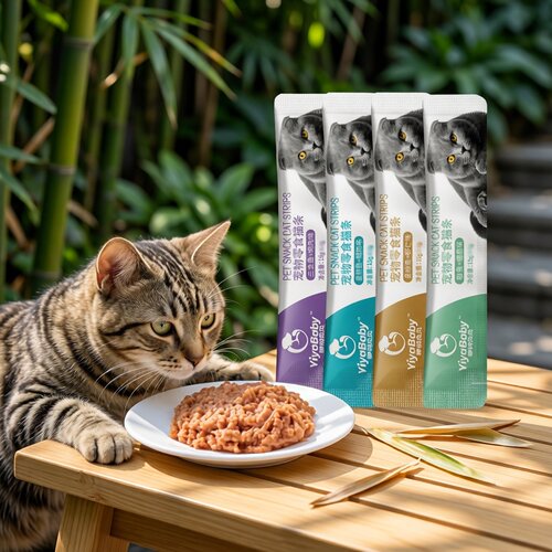 咿呀贝贝鲜鱼肉猫条增肥发腮
