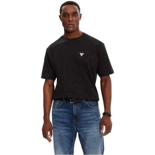 代购GUESS男士T恤透气吸汗修身日常夏季男装爆款休闲