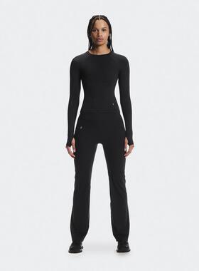 代购ON昂跑女士运动上衣吸湿排汗舒适触感弹性设计拇指孔设计