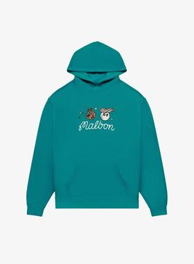 代购MALBON GOLF男士连帽卫衣舒适穿着贴身剪裁日常穿搭保暖设计