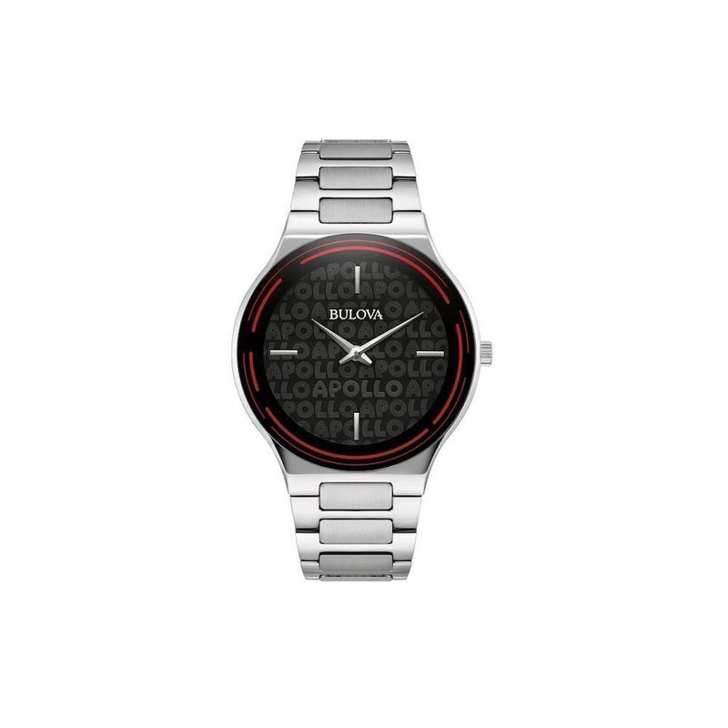 代购BULOVA宝路华男士腕表计时夜光日期防刮钢带金属防水精钢