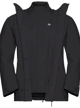 代购Jack wolfskin狼爪男士冲锋衣防水透气保暖3in1夹克立领