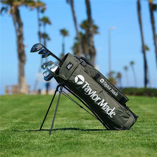 代购泰勒梅TaylorMade Heritage-90卡其绿立式高尔夫支架球包新款
