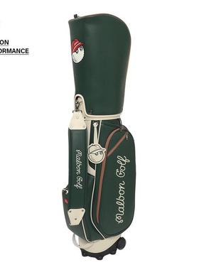 代购MALBON GOLF男女高尔夫球包带轮设计可推拉多隔层收纳