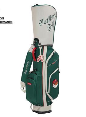 代购MALBON GOLF男女高尔夫球包多隔层收纳可调节肩带防水防尘