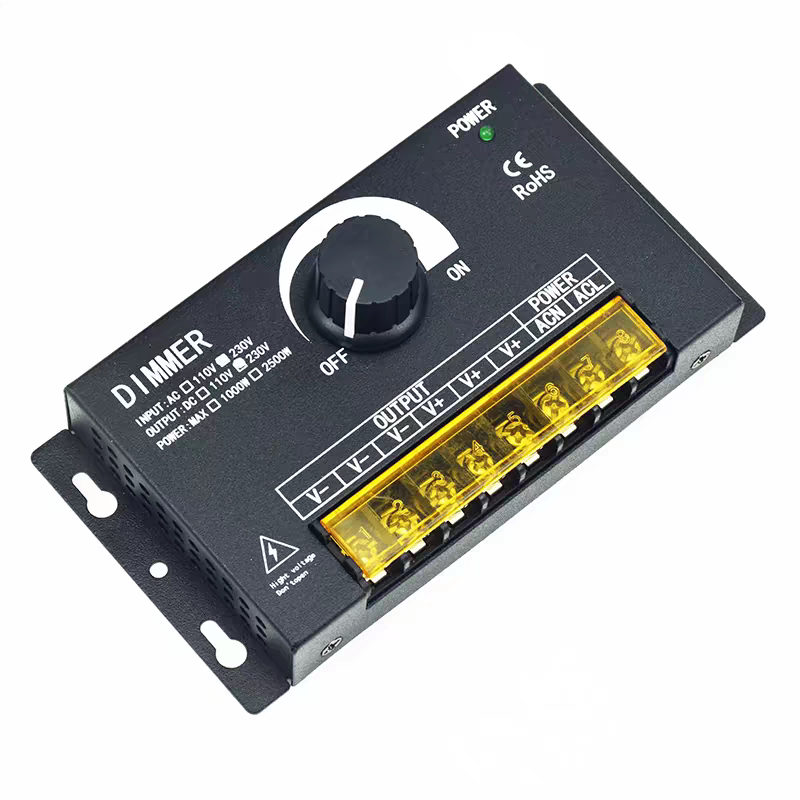 220V调光器LED高压灯带调光控制器