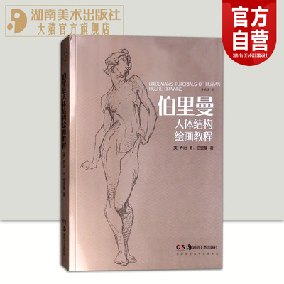 【官方正版】伯里曼人体结构绘画教程全本绘画教学造型手绘技法基础入门自学素描大师临摹人物速写书教学正版解剖艺用人物画册