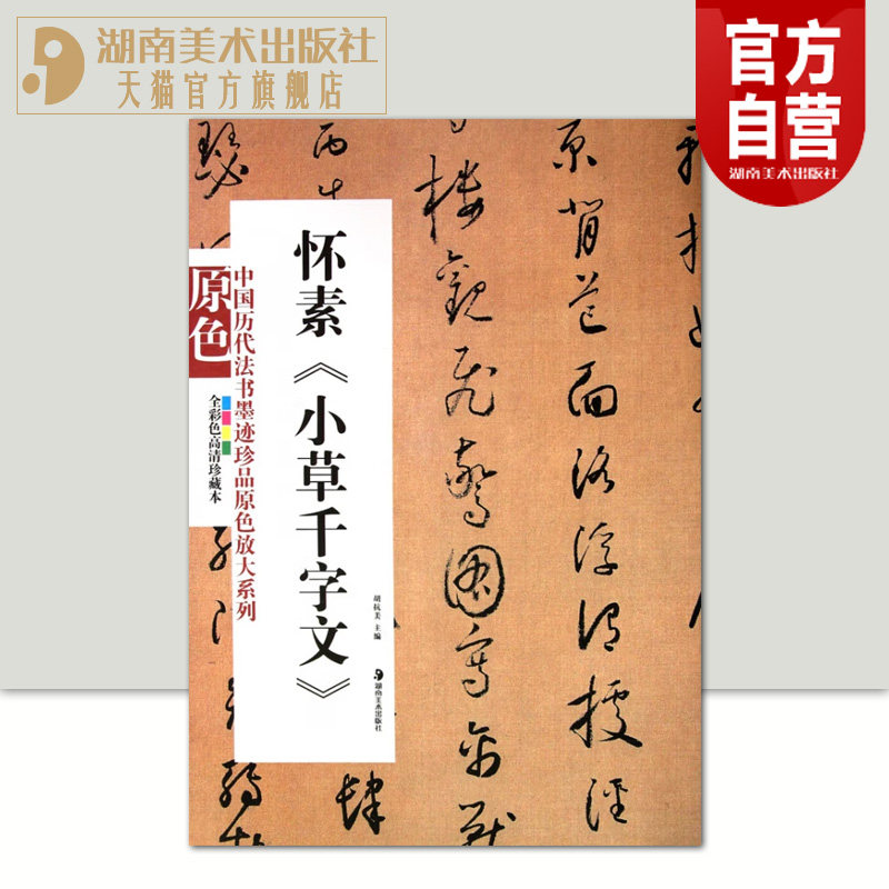 中国历代法书墨迹珍品原色放大系列 怀素小草千字文经典原碑帖拓本字贴隶书楷书入门书法名品全套历代经典碑帖精粹临摹释文译注
