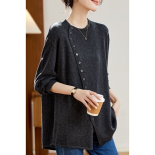 打底T恤女300斤胖MM舒适宽松遮肉显瘦百搭上衣 德绒长袖 大码 中长款