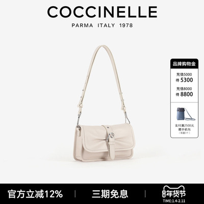 ABIGAILFLAPS牛皮单肩包