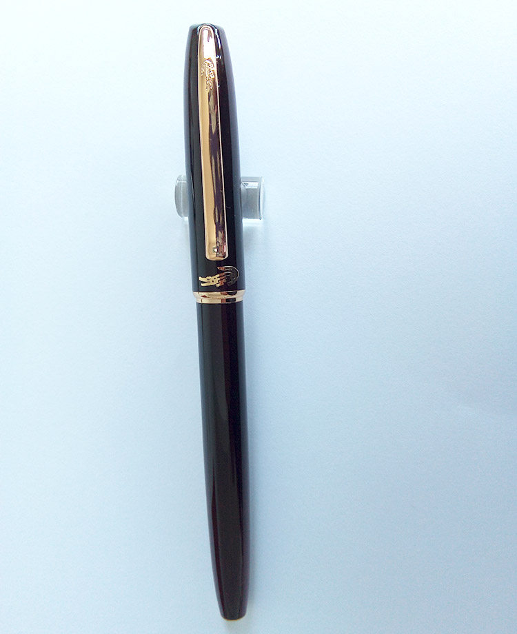 欧洲鳄鱼crocodile—517金夹鳄鱼韵味钢笔暗尖美工钢笔
