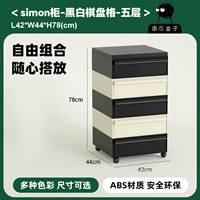 Черно-белая шахматная доска - пять слоев