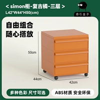 Ретро оранжевый — три слоя