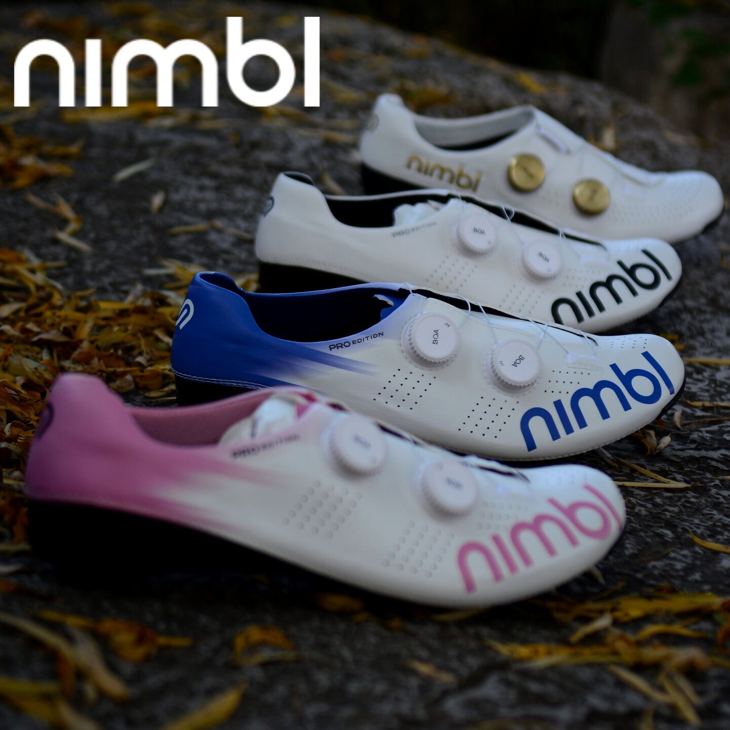 Nimbl ULTIMATE 意大利超轻公路车锁鞋碳纤维底手工透气双BOA骑行