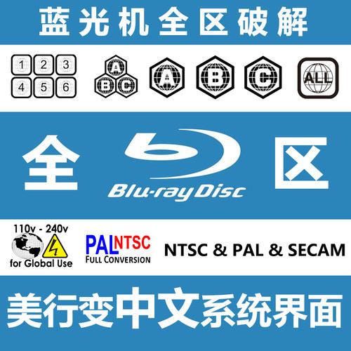 索尼松下播放器改中文全区ABC破解