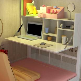 床上电脑桌折叠腾空电脑桌宿舍床上小桌子折叠书桌工厂生态板