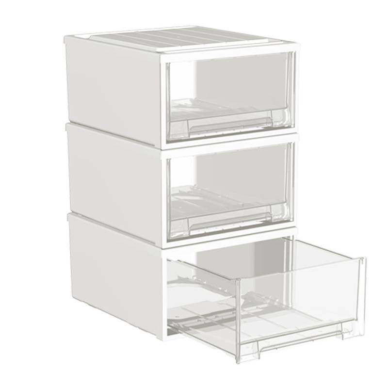 收纳箱桌面收纳盒家用衣服整理箱抽屉式透明塑料收纳柜,收纳整理,桌面收纳盒,淘宝优惠券,粉丝福利购,淘宝优惠卷