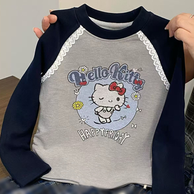 女童德绒打底衫秋冬2025新款儿童加绒长袖t恤女大童冬季内搭上衣