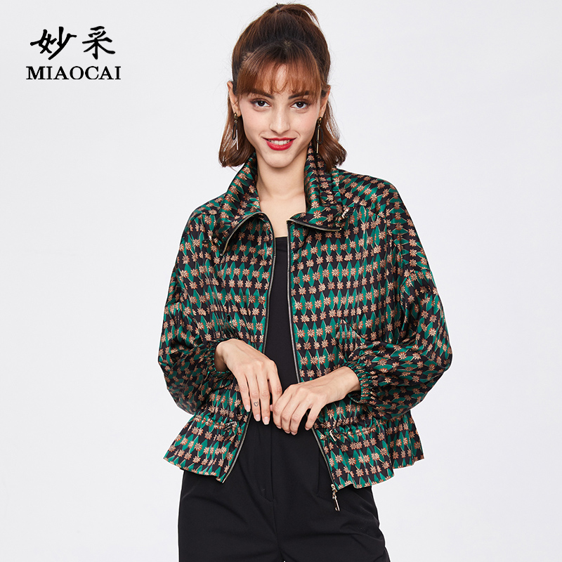 妙采旗舰店外套减龄中老年女装