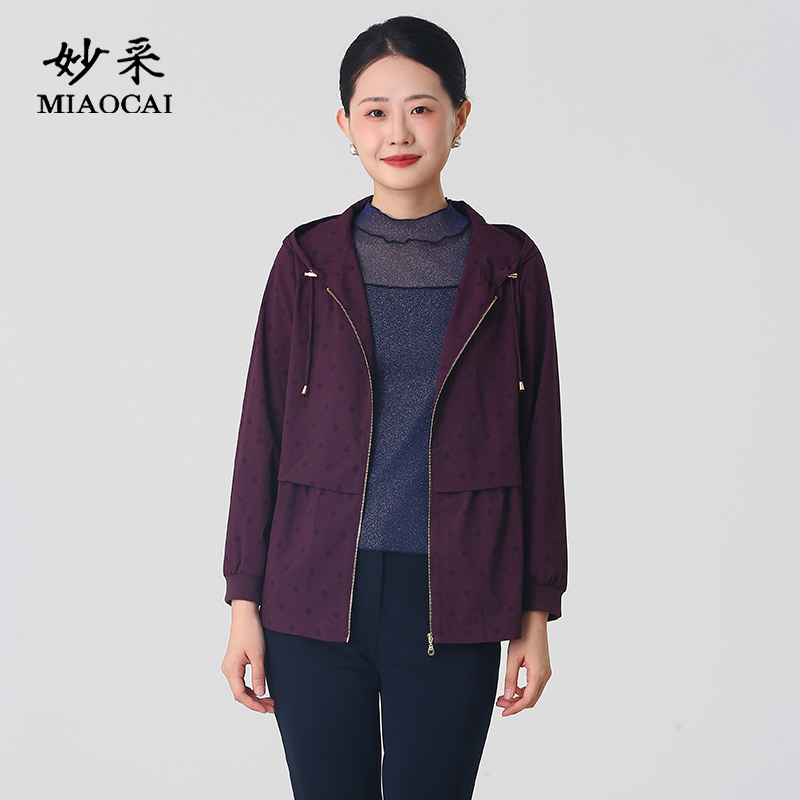 妈妈装风衣外套女中老年时尚女装