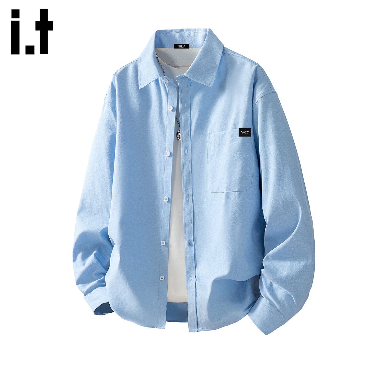 IT'S5cm翻领长袖衬衫