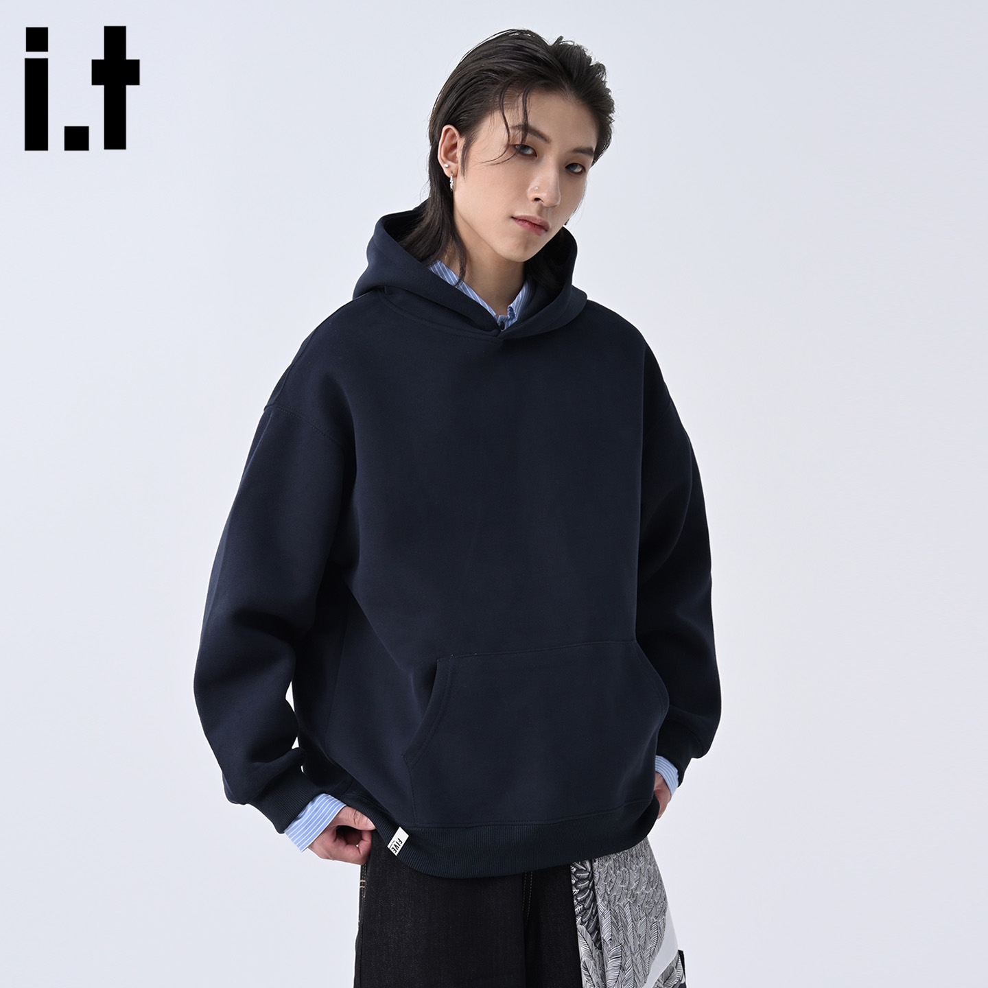 FIVEcm美式连帽长袖卫衣