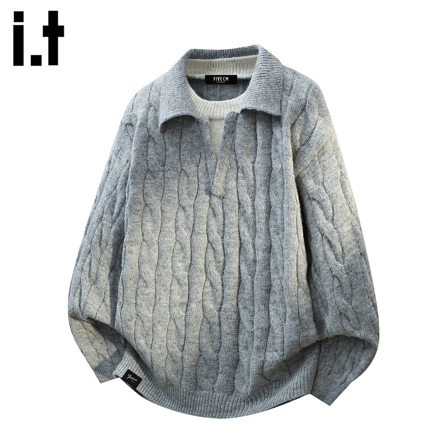 FIVEcmit休闲常规宽松型适中XL