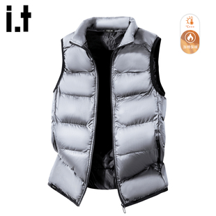 it :5cm/FIVECM潮牌棉马甲男女秋冬新款加厚保暖背心拉链休闲外套
