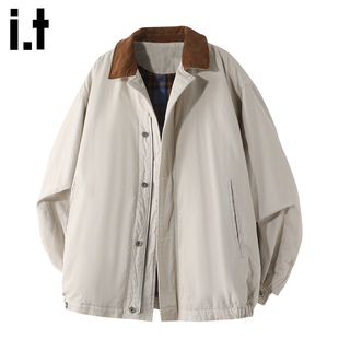 it :5cm/FIVECM美式翻领高级感工装外套棉服男女冬季宽松保暖棉衣