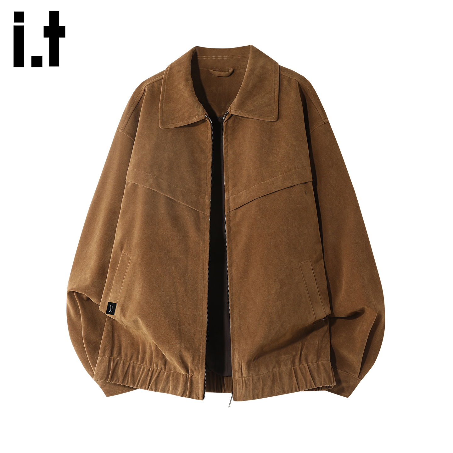 春秋新款时尚美拉德翻领夹克