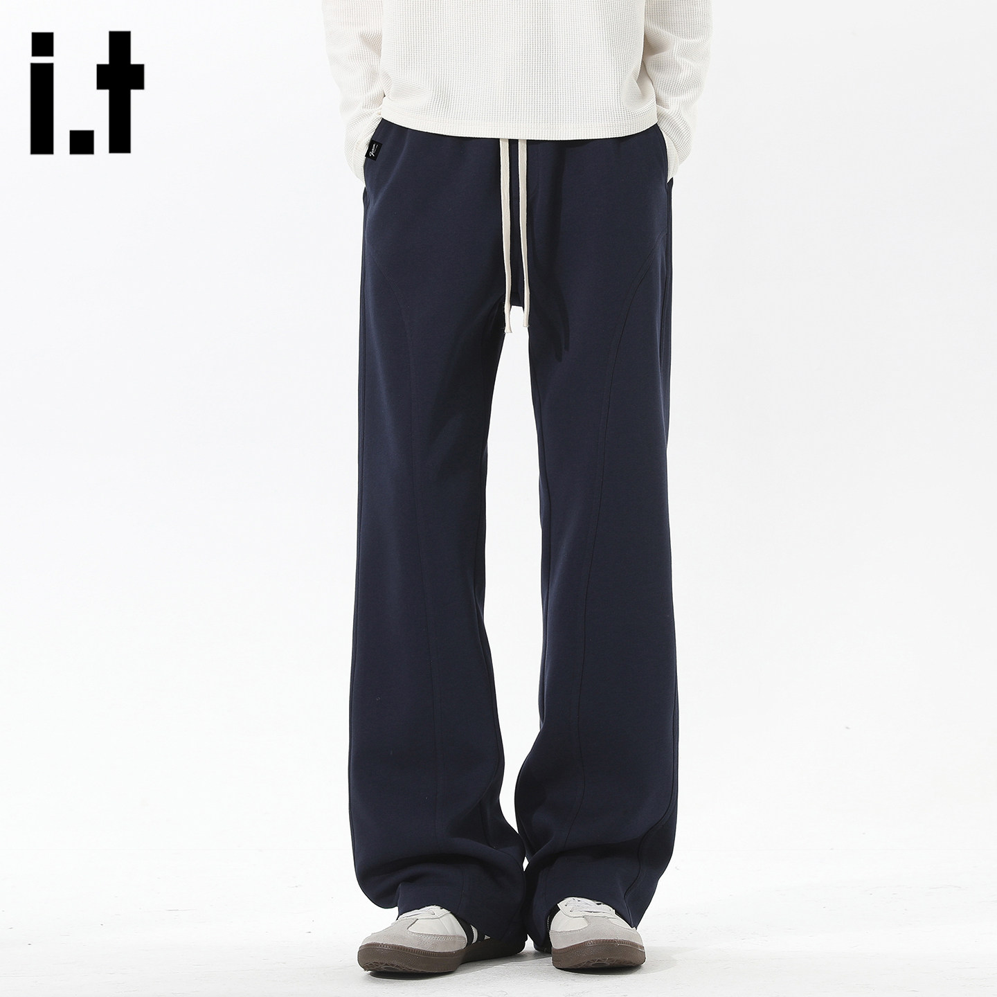 it :5cm/FIVECMcleanfit微喇卫裤男美式高街休闲裤高级感直筒长裤