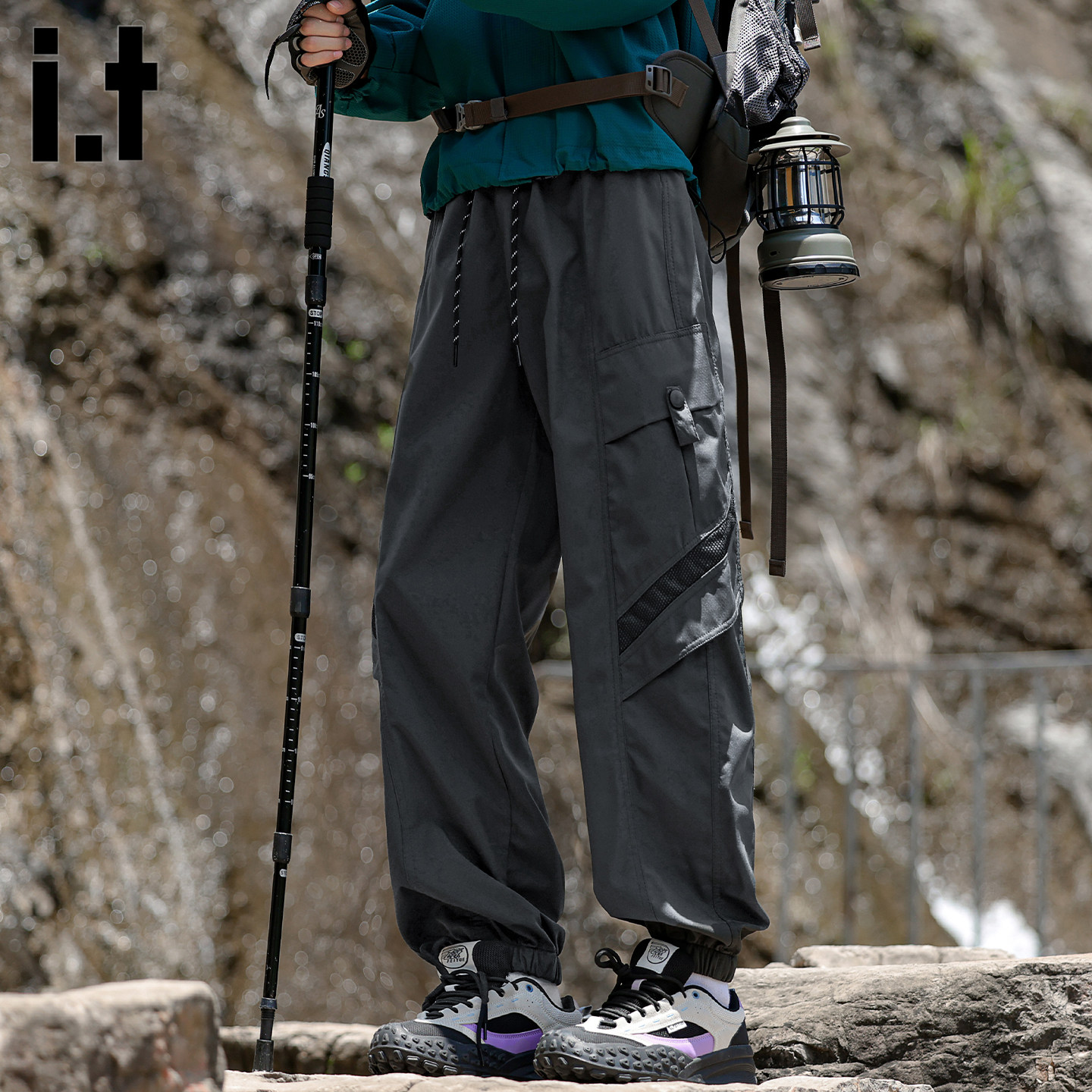 it :5cm/FIVECM潮牌工装裤男款美式2026新款户外运动束脚冲锋裤子