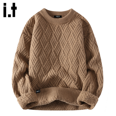 IT'S5cm/五cm复古宽松针织外套