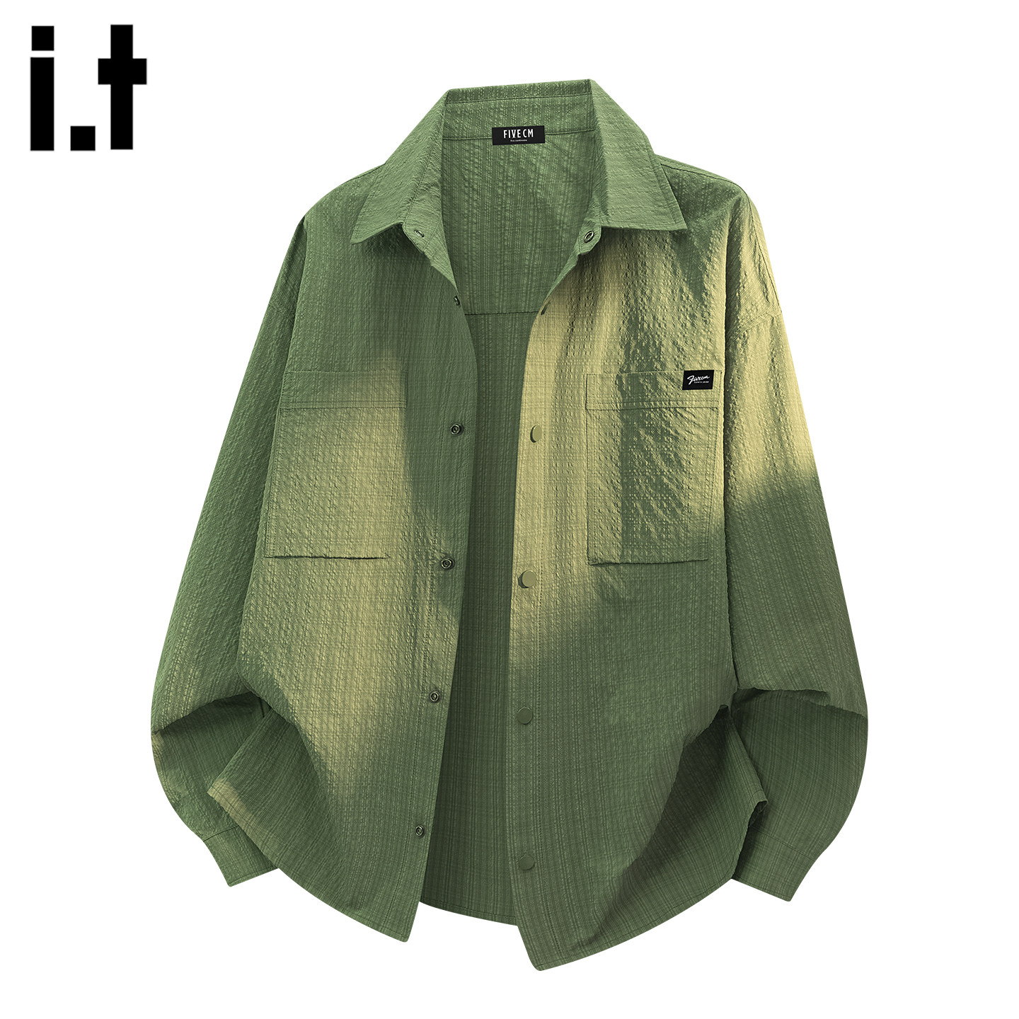 it :5cm/FIVECM港风痞帅长袖衬衫男士2026春季新款高级感休闲衬衣