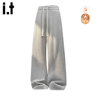 加绒加厚宽松卫裤 FIVECM美式 男士 2025新款 秋冬宽松休闲裤 5cm