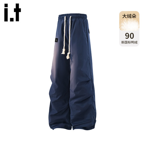 it5cm抽绳90白鸭绒羽绒裤