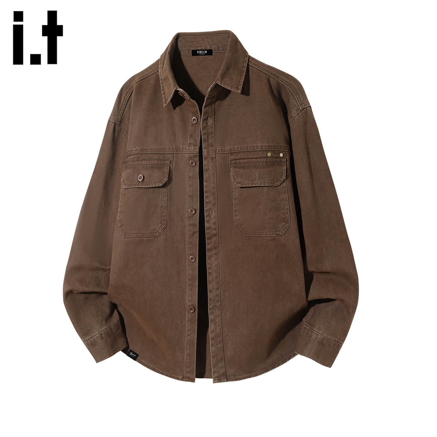 IT'S5cm翻领工装牛仔外套