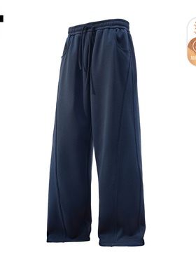 it :5cm/FIVECM潮牌加绒休闲裤男款2025冬季防寒保暖直筒抽绳长裤