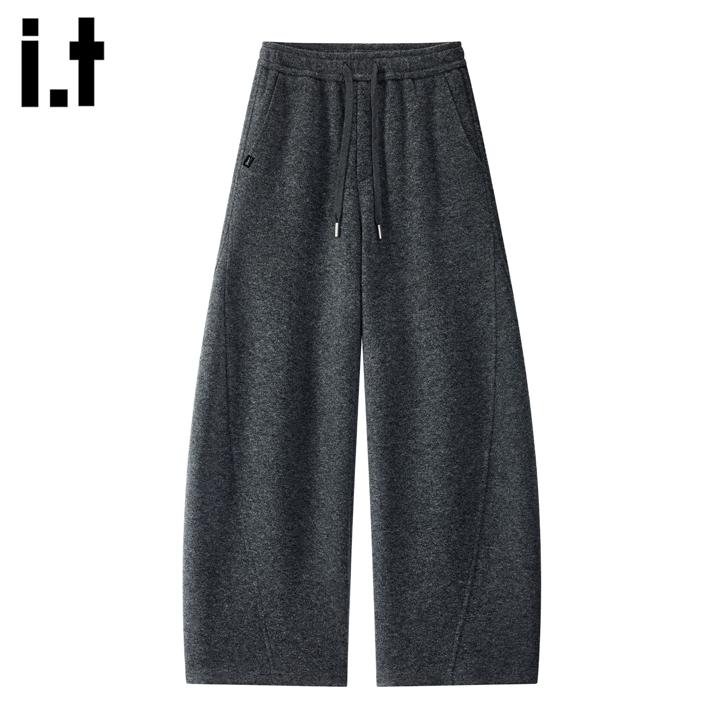 it :5cm/FIVECM美式cleanfit宽松弯刀卫裤男款2025秋冬垂感休闲裤,男装,休闲裤,淘宝优惠券,粉丝福利购,淘宝优惠卷