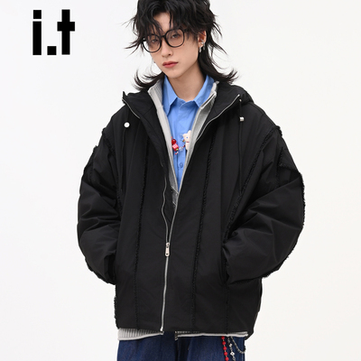 春秋新款连帽羽绒服男款