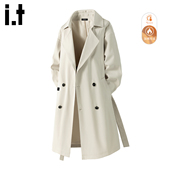 冬季 大衣外套 领长裤 风衣男女款 5cm FIVECM设计感加厚夹棉西装