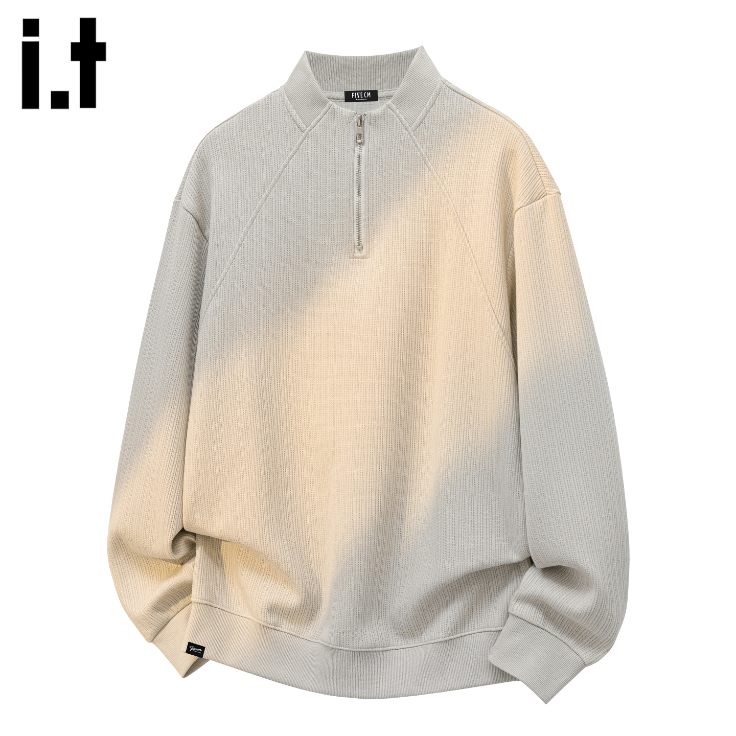 IT'S5cm/五cm半拉链圆领卫衣