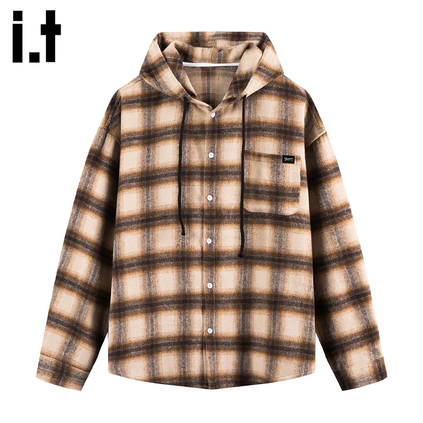 IT'S5cm/5cmFIVECM格子连帽