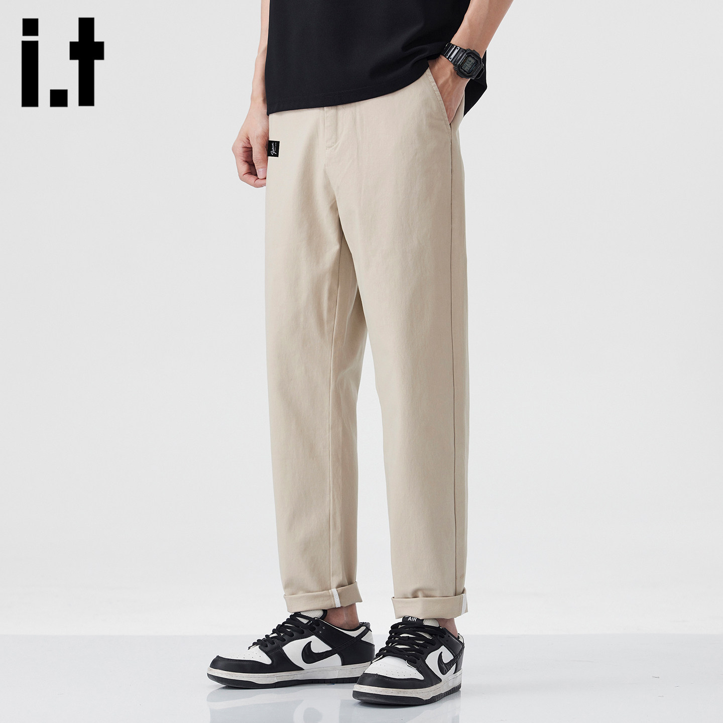 it :5cm/FIVECM高级感轻商务休闲裤男款潮牌春季小西裤直筒长裤子