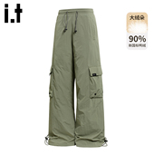 5cm 男女2025冬季 FIVECM美式 大口袋工装 羽绒裤 白鸭绒保暖裤 子