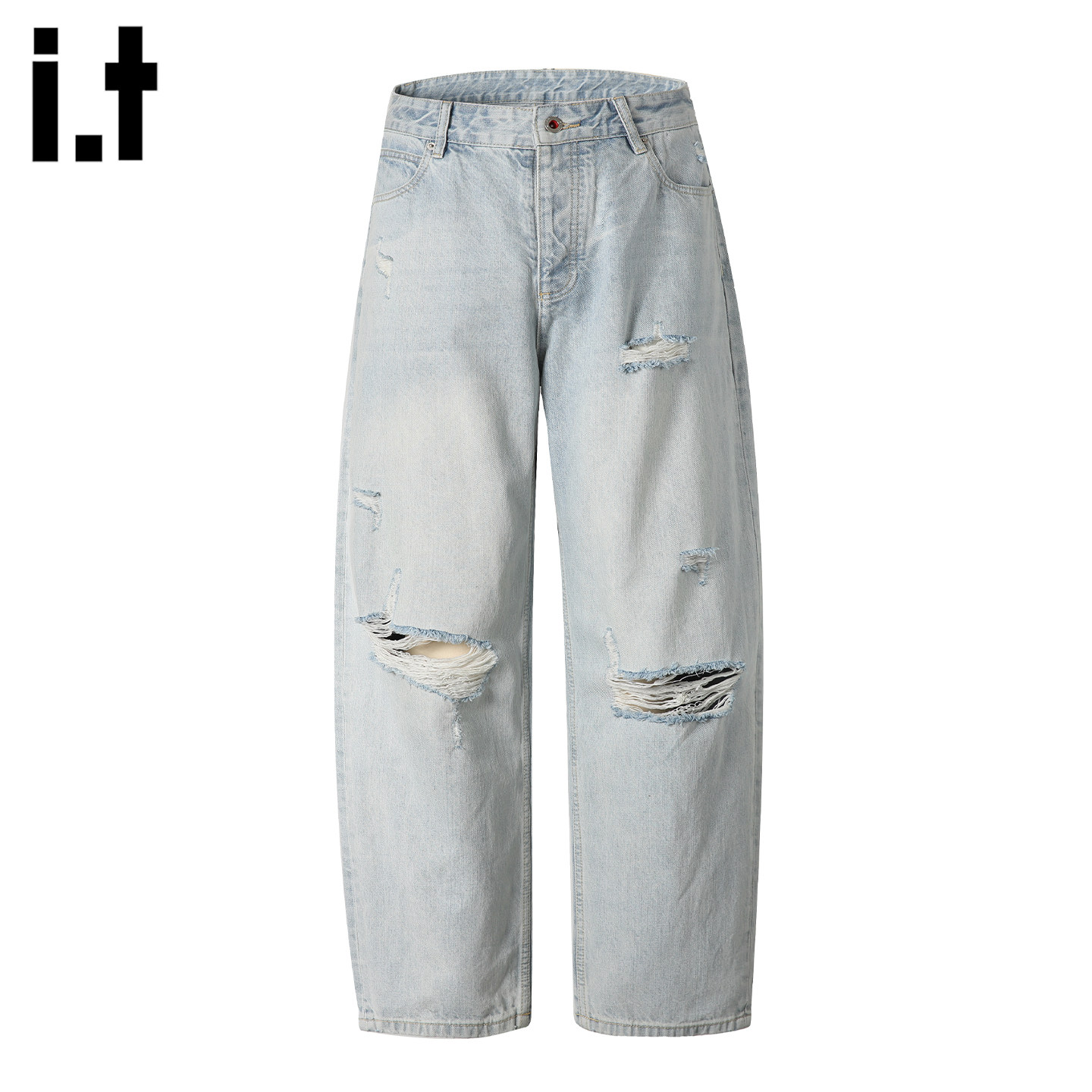 it :5cm/FIVECM2026新款男装宽松直筒牛仔长裤美式复古水洗休闲裤,男装,牛仔裤,淘宝优惠券,粉丝福利购,淘宝优惠卷