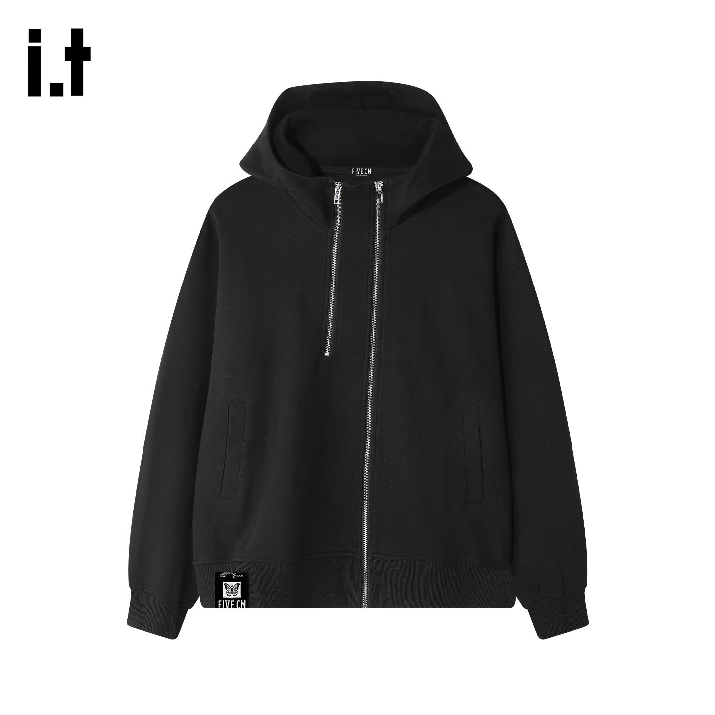 春秋新款连帽开衫卫衣外套男